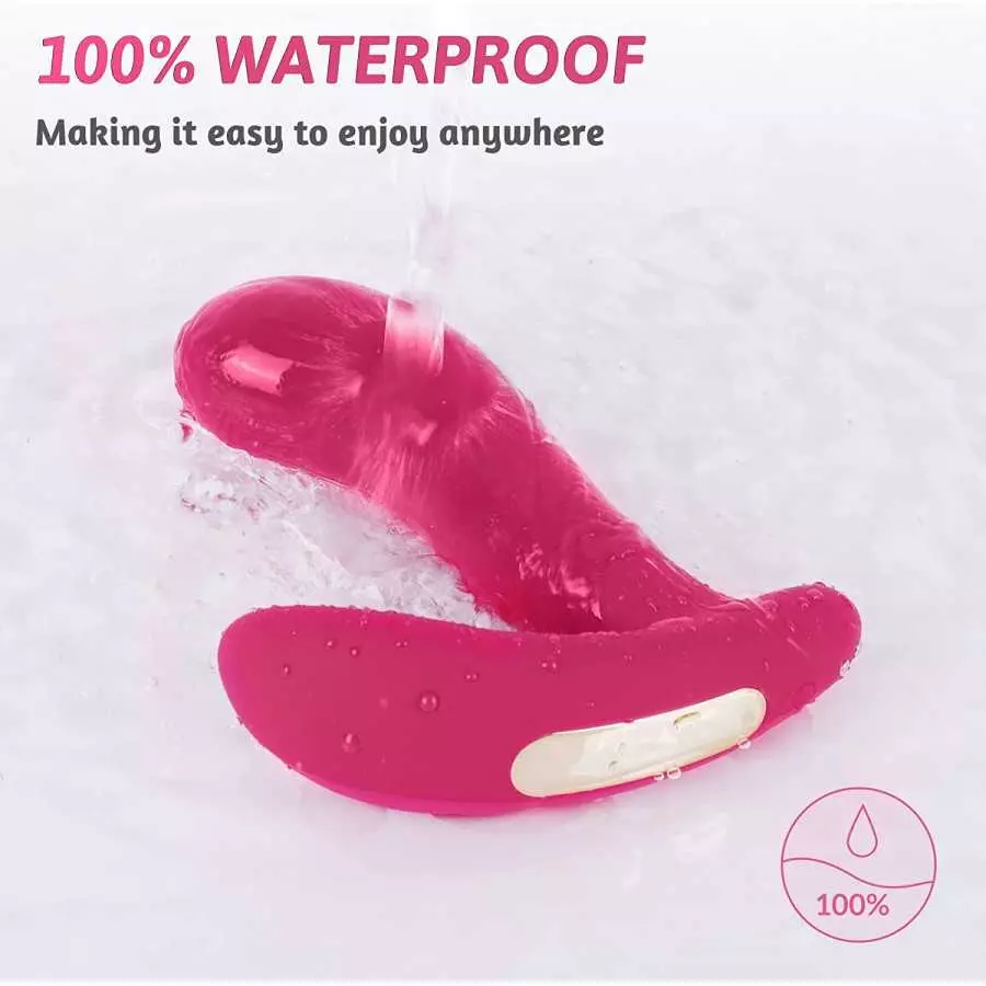 Finger Wiggling Wearable G Spot Vibrator - Denise, Whisper-Quiet Panty Vibrator with Remote Control, 3 Wiggling & 10 Vibrating B