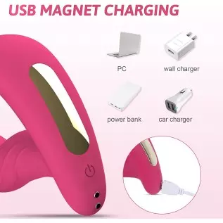 Finger Wiggling Wearable G Spot Vibrator - Denise, Whisper-Quiet Panty Vibrator with Remote Control, 3 Wiggling & 10 Vibrating B Finger Wiggling Wearable G Spot Vibrator - Denise, Whisper-Quiet Panty Vibrator with Remote Control, 3 Wiggling & 10 Vibrating B