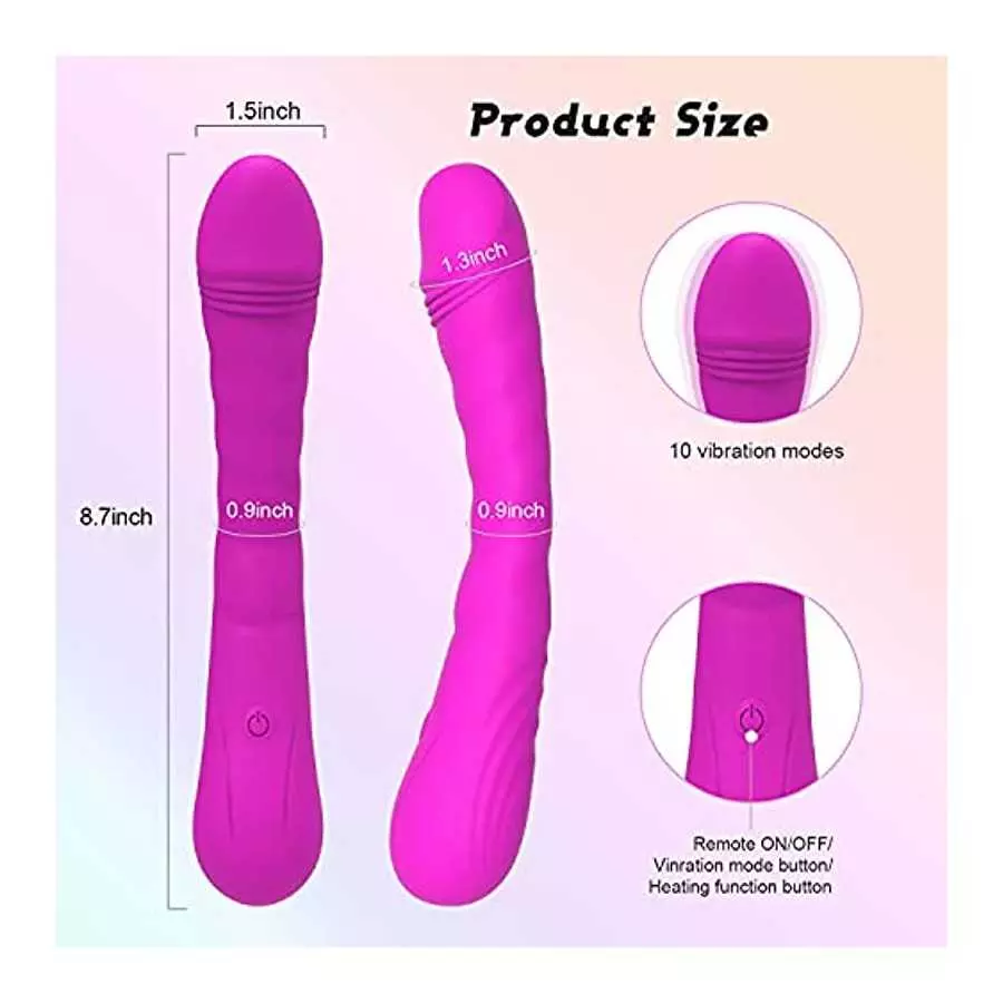 Realistic Vibrator for You with Shock Function, Sex Toy for Women with 10 Vibration Modes and 5 Shock Function Modes, G-spot Vib