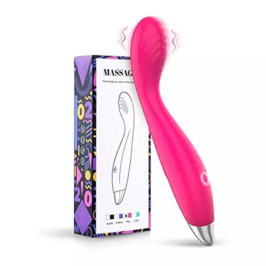 G Spot Vibrator Sex Toys for Women - Jrueden Squirting Clitoral Vibrator for Women with 10 Vibrations- Finger Shaped Clit Vibrat