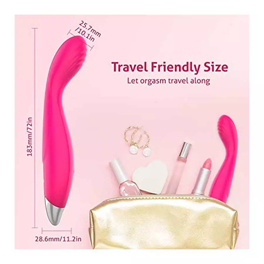 G Spot Vibrator Sex Toys for Women - Jrueden Squirting Clitoral Vibrator for Women with 10 Vibrations- Finger Shaped Clit Vibrat