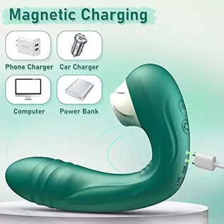 Thrusting G-spot Anal Vibrator for Women, Realistic Clitoris Licking Dildo Prostate Massager with 10 Telescopic & Licking Modes, Thrusting G-spot Anal Vibrator for Women, Realistic Clitoris Licking Dildo Prostate Massager with 10 Telescopic & Licking Modes,