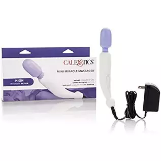 CalExotics My Mini Miracle Massager - Body Wand Vibrator for Couples – Adult Sex Personal Massager - Purple