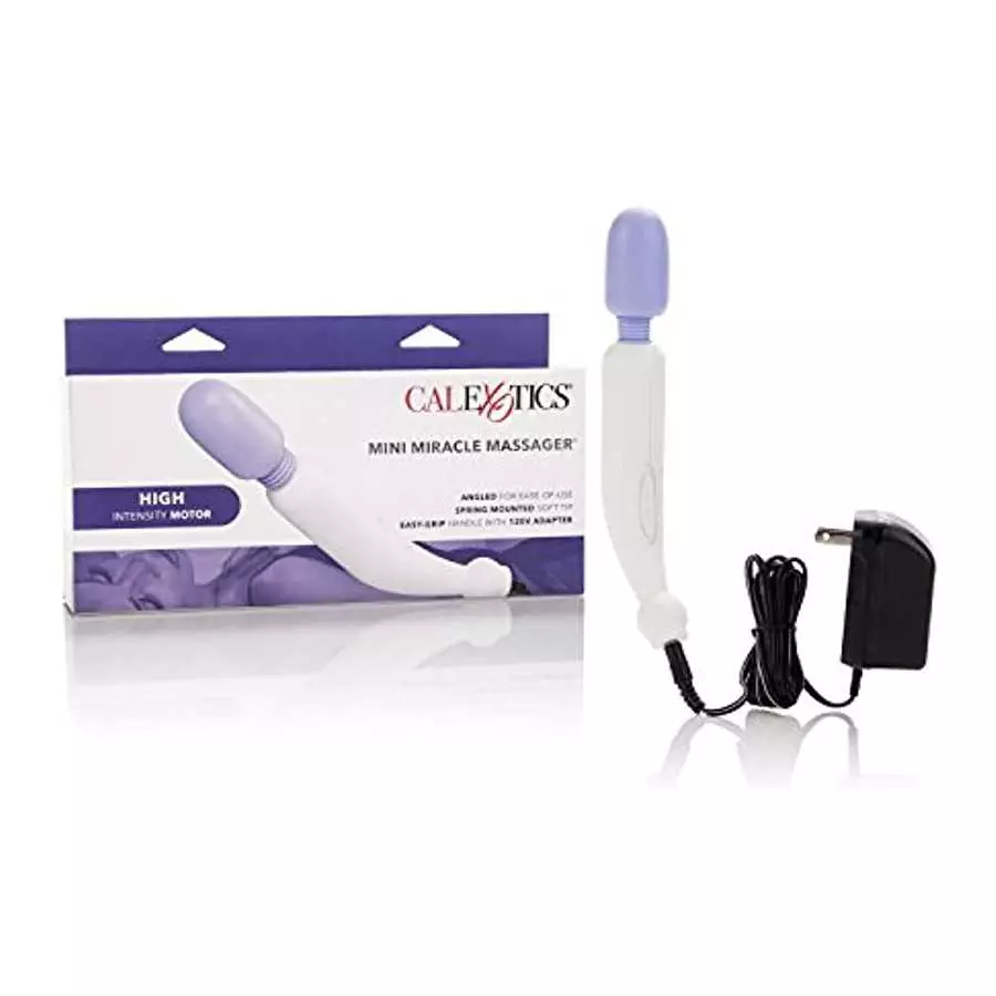 CalExotics My Mini Miracle Massager - Body Wand Vibrator for Couples – Adult Sex Personal Massager - Purple CalExotics My Mini Miracle Massager - Body Wand Vibrator for Couples – Adult Sex Personal Massager - Purple