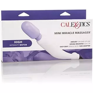 CalExotics My Mini Miracle Massager - Body Wand Vibrator for Couples – Adult Sex Personal Massager - Purple CalExotics My Mini Miracle Massager - Body Wand Vibrator for Couples – Adult Sex Personal Massager - Purple