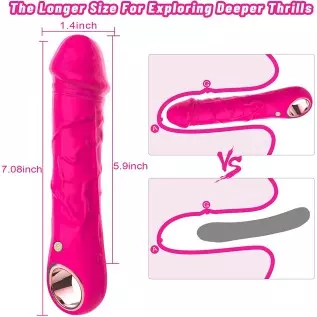 LUGAGA G Spot Vibrator Realistic Dildos for Women with 10 Vibration Modes, Clitoral Vibrators Vaginal Nipple Anal Clitoris Massa LUGAGA G Spot Vibrator Realistic Dildos for Women with 10 Vibration Modes, Clitoral Vibrators Vaginal Nipple Anal Clitoris Massa