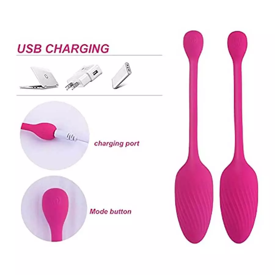 Bullet Vibrator with Remote Control for G-Spot Stimulation, Moleway Vibrating Egg, Wearable Love Egg with 10 Vibration Modes Sof