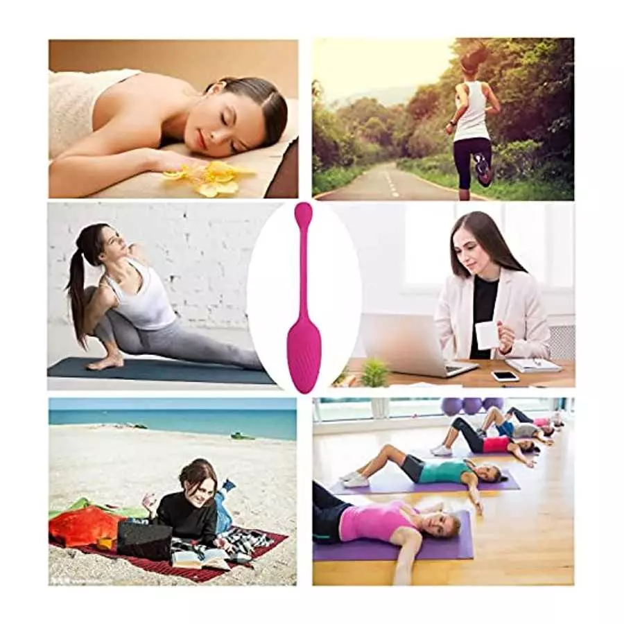 Bullet Vibrator with Remote Control for G-Spot Stimulation, Moleway Vibrating Egg, Wearable Love Egg with 10 Vibration Modes Sof