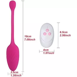 Bullet Vibrator with Remote Control for G-Spot Stimulation, Moleway Vibrating Egg, Wearable Love Egg with 10 Vibration Modes Sof Bullet Vibrator with Remote Control for G-Spot Stimulation, Moleway Vibrating Egg, Wearable Love Egg with 10 Vibration Modes Sof