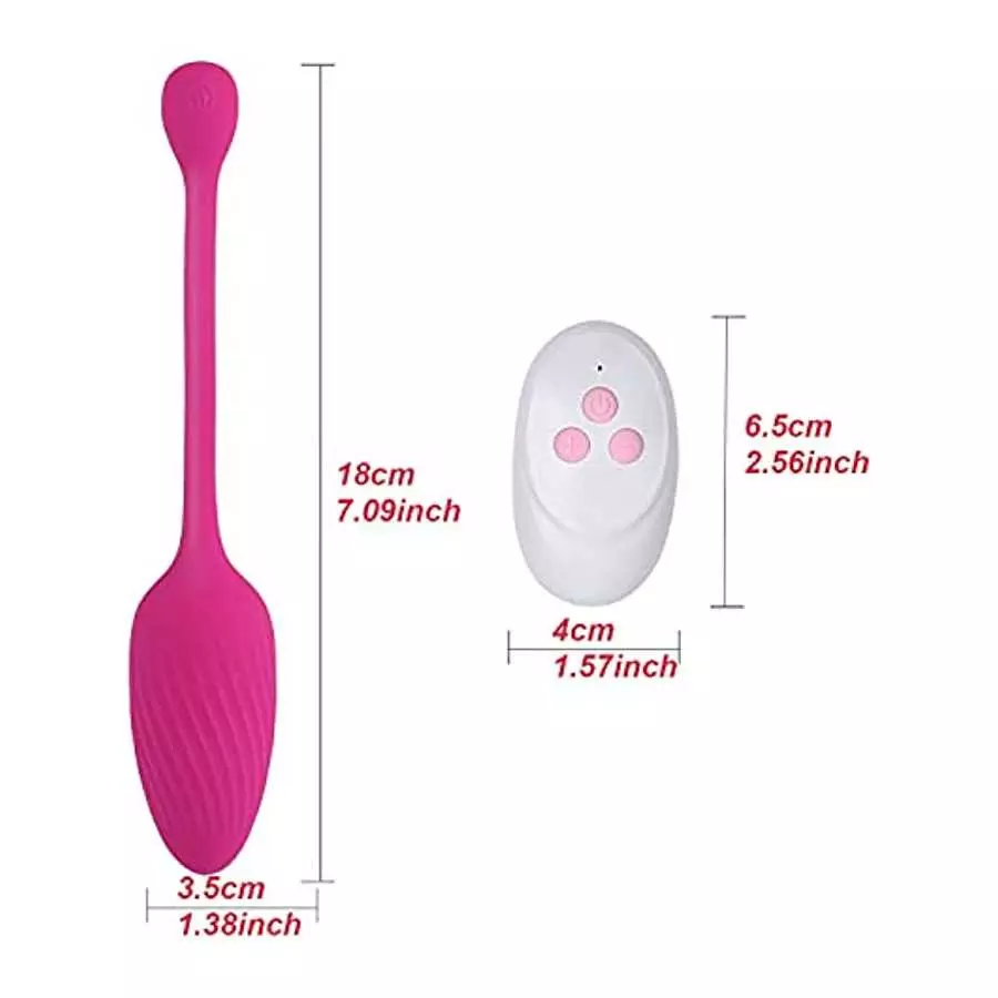Bullet Vibrator with Remote Control for G-Spot Stimulation, Moleway Vibrating Egg, Wearable Love Egg with 10 Vibration Modes Sof