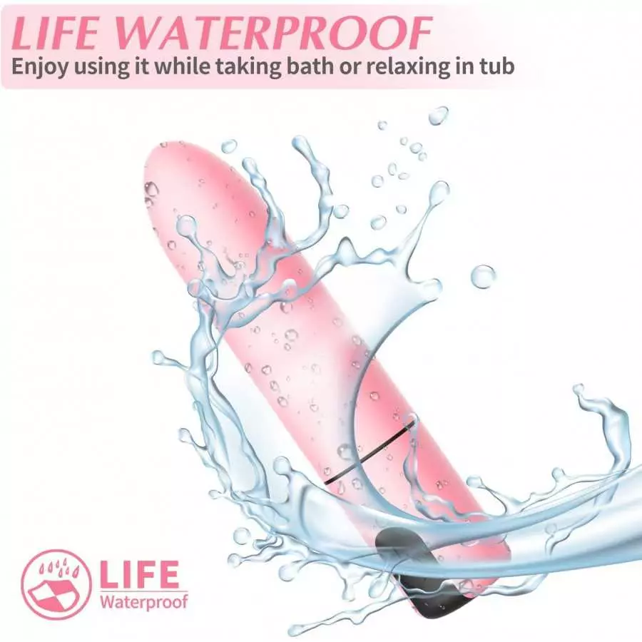 Vibrator Clitoris Anal Butt Plug & G-Spot Nipple Stimulator Vibrate Massager Bullet Vibe Orgasm Vagina Dildo for Travel USB Rech