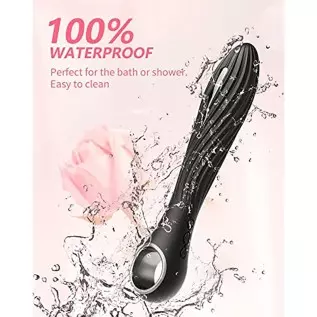 G Spot Vibrator Dildo Waterproof Silicone Womens Vibrator Sex Toy for Couple G Spotting Vibrating Massager for Woman Pleasure Wa