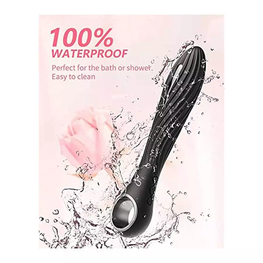 G Spot Vibrator Dildo Waterproof Silicone Womens Vibrator Sex Toy for Couple G Spotting Vibrating Massager for Woman Pleasure Wa