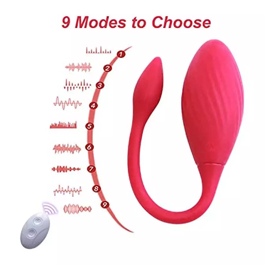 Bullet Vibrator Vaginal Vibrator Egg for G-spot Stimulation App and Remote Control Soft Silicone Waterproof Rechargeable Adult S