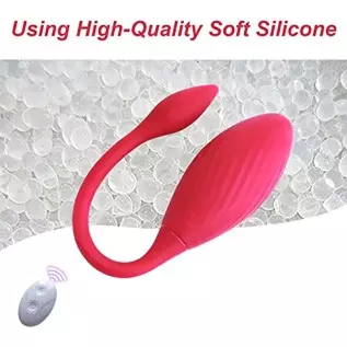 Bullet Vibrator Vaginal Vibrator Egg for G-spot Stimulation App and Remote Control Soft Silicone Waterproof Rechargeable Adult S