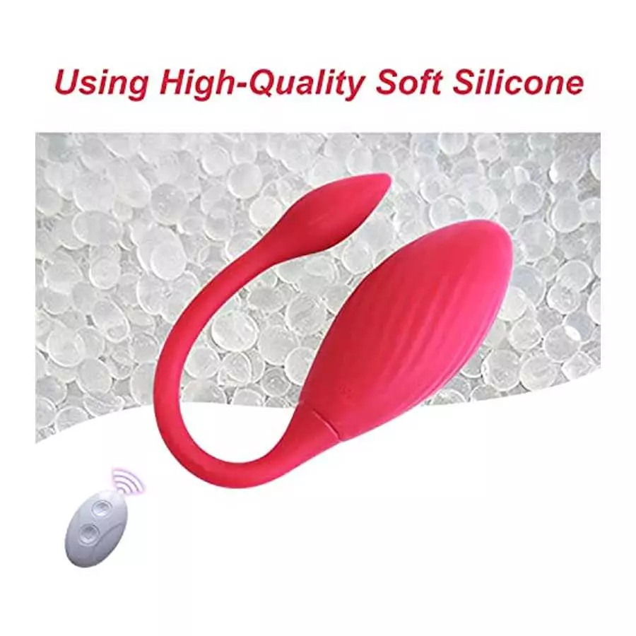 Bullet Vibrator Vaginal Vibrator Egg for G-spot Stimulation App and Remote Control Soft Silicone Waterproof Rechargeable Adult S