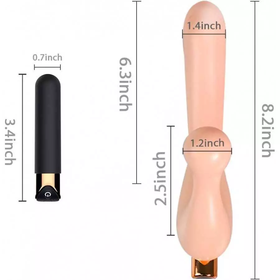 G Spot Bullet Vibrator for Women,Rechargeable Clitoral Stimulator with 10 Vibration Modes,Vibrating Dilado Adult Sex Toys for Wo