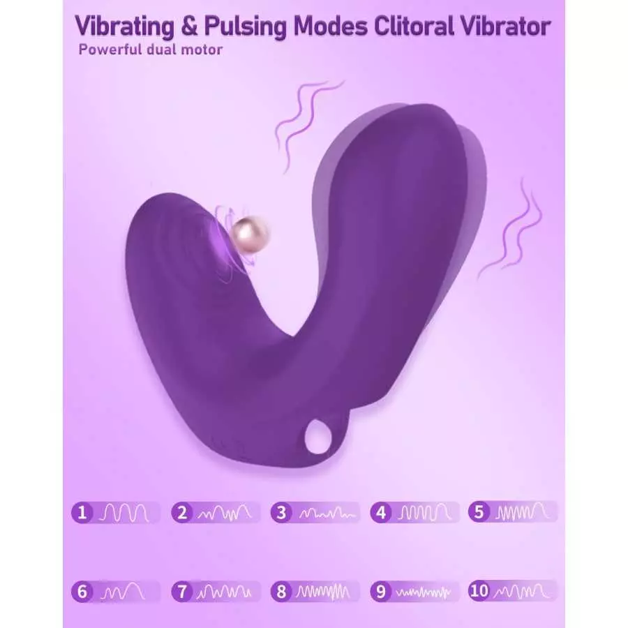 G Spot Vibrator, Acvioo Finger & Clitoral Vibrators for Women with 10 Vibrating and Pulsing Modes Rose Massagers Adult Anal Sex 