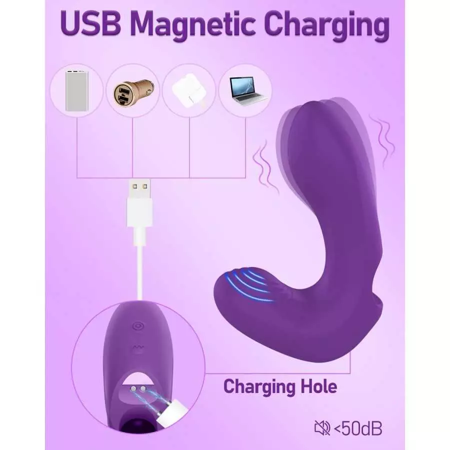 G Spot Vibrator, Acvioo Finger & Clitoral Vibrators for Women with 10 Vibrating and Pulsing Modes Rose Massagers Adult Anal Sex 