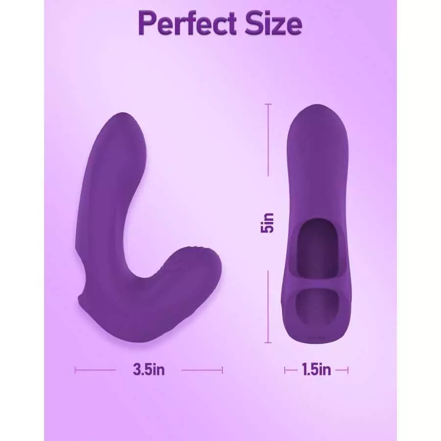 G Spot Vibrator, Acvioo Finger & Clitoral Vibrators for Women with 10 Vibrating and Pulsing Modes Rose Massagers Adult Anal Sex 
