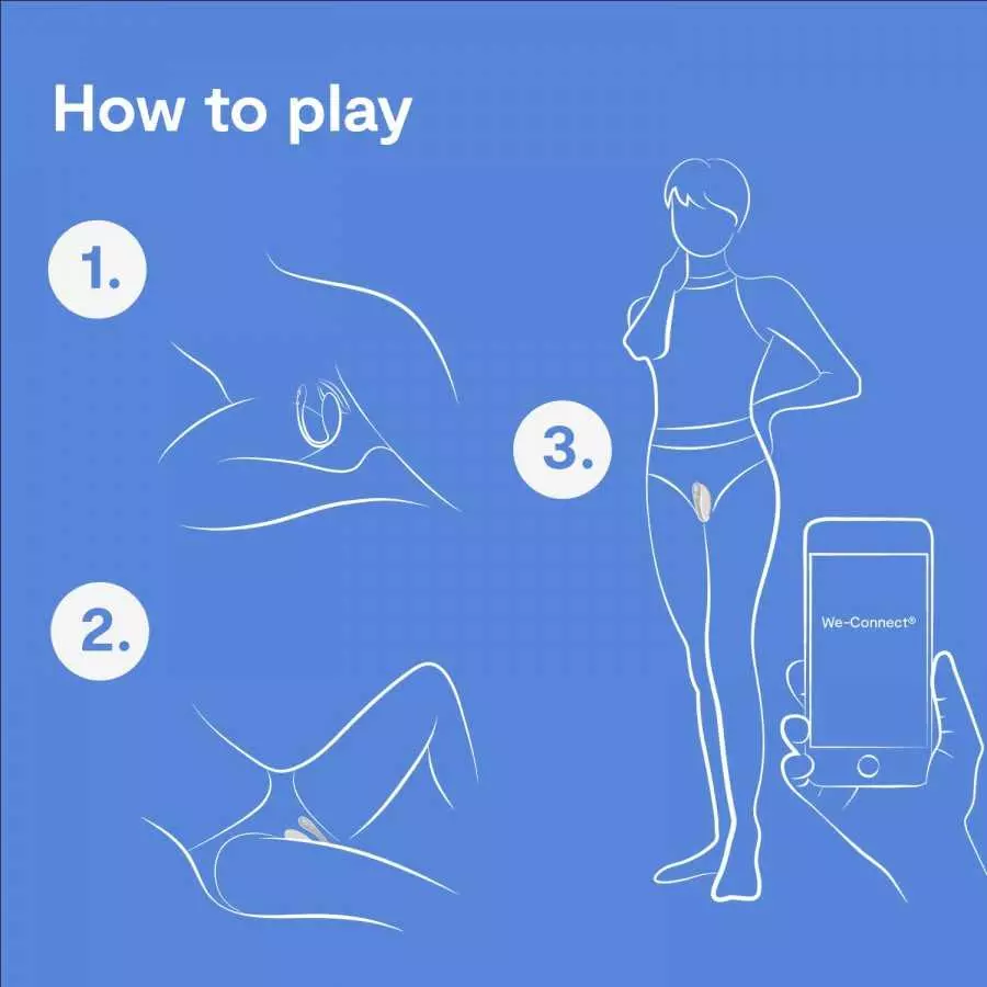 Jive by We-Vibe Rechargeable Bluetooth Wearable Egg Vibrator