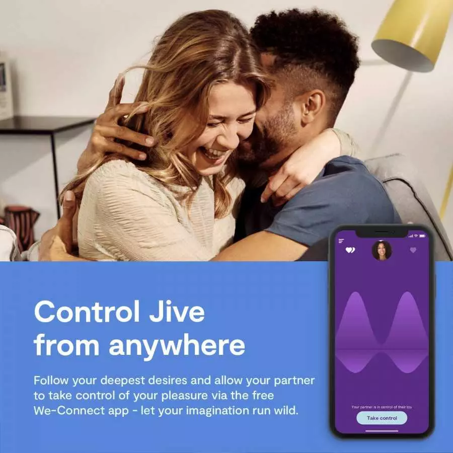 Jive by We-Vibe Rechargeable Bluetooth Wearable Egg Vibrator