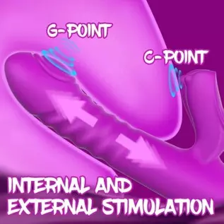 3 in 1 Thrusting G Spot Vibrator Clitoral Stimulator Massager, Rabbit Dildo Vibrator with 8 Flapping & 5 Telescopic Speeds Vagin 3 in 1 Thrusting G Spot Vibrator Clitoral Stimulator Massager, Rabbit Dildo Vibrator with 8 Flapping & 5 Telescopic Speeds Vagin