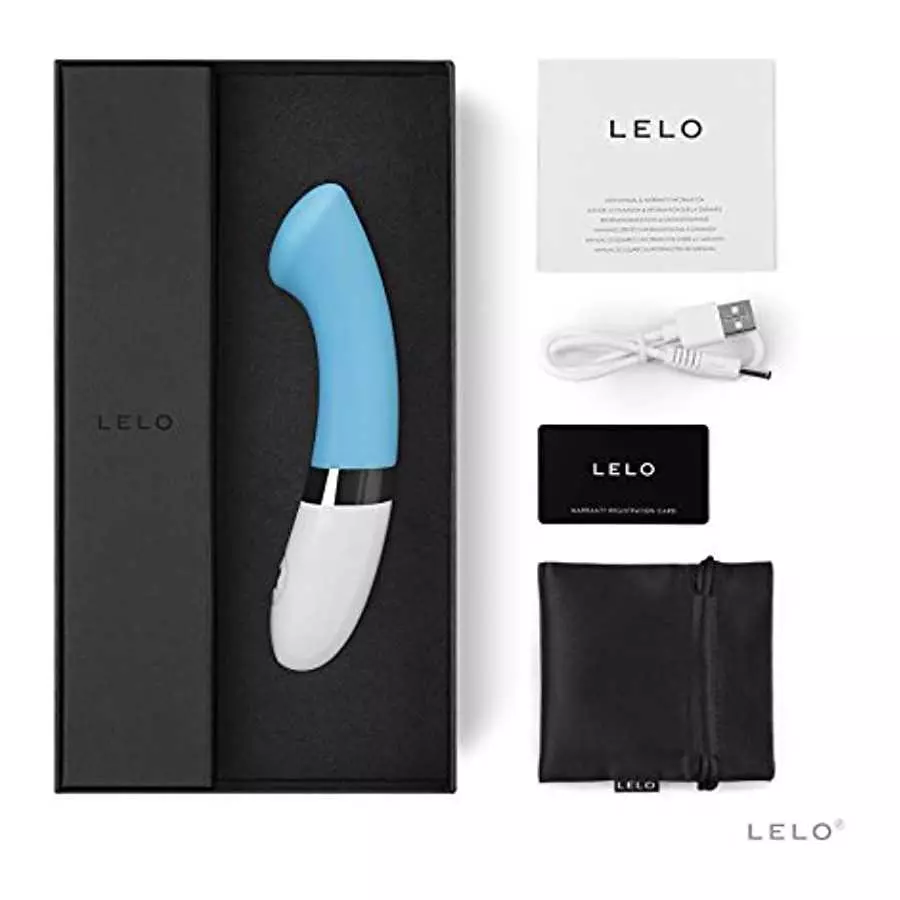 LELO Bundle: ORA 3 Midnight Blue Oral Sex Stimulator + Gigi 2 Turquoise Blue G Spot Vibrator + Free LELO Personal Moisturizer