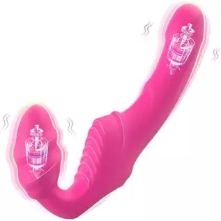 G-Spot Vibrator Sex Toys for Women - 2 in 1 Vibrators Dildo Rose Sex Toy for Woman Vibrating Toys Dildos Adult Toy with 9 Vibrat