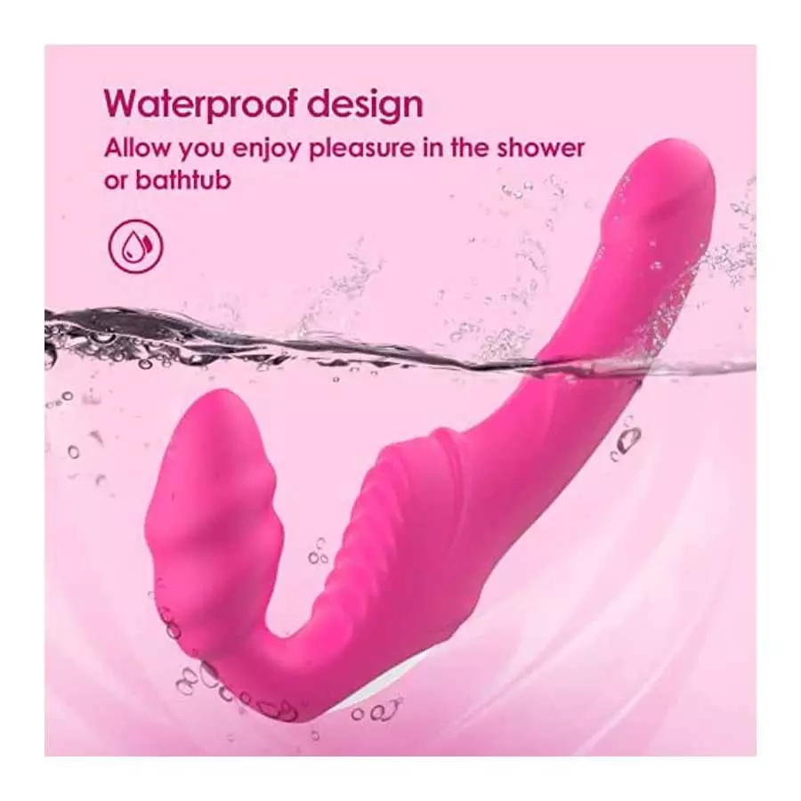 G-Spot Vibrator Sex Toys for Women - 2 in 1 Vibrators Dildo Rose Sex Toy for Woman Vibrating Toys Dildos Adult Toy with 9 Vibrat