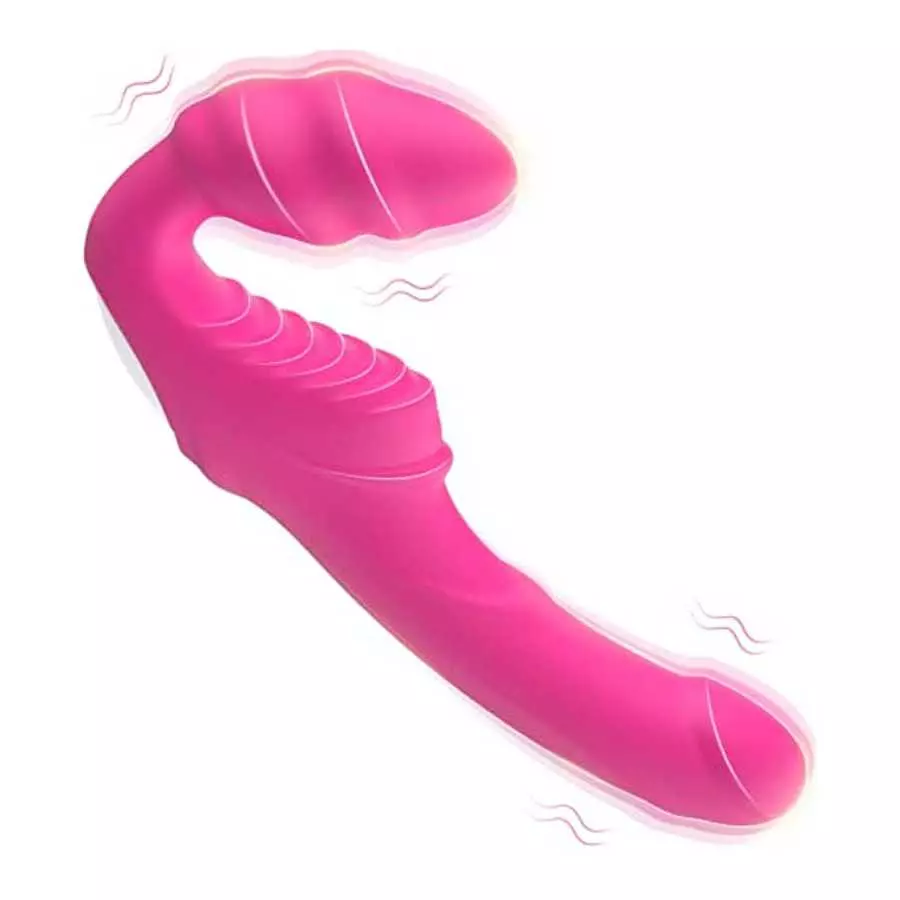 G-Spot Vibrator Sex Toys for Women - 2 in 1 Vibrators Dildo Rose Sex Toy for Woman Vibrating Toys Dildos Adult Toy with 9 Vibrat