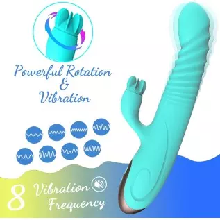 Handheld Portable Rechargeable Realistic Rabbit Vibrators for Women 9 Inch Vibrating Toys for Woman Pleasure 3 Motor 8 Speeds Vi Handheld Portable Rechargeable Realistic Rabbit Vibrators for Women 9 Inch Vibrating Toys for Woman Pleasure 3 Motor 8 Speeds Vi