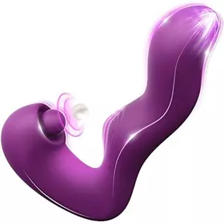 Adult Sex Toys Vibrator for Woman- 3 in 1 Wearable G Spot Clitoral Vibrators with 5 Pulsating & Tapping & 10 Vibrating Modes,Cli