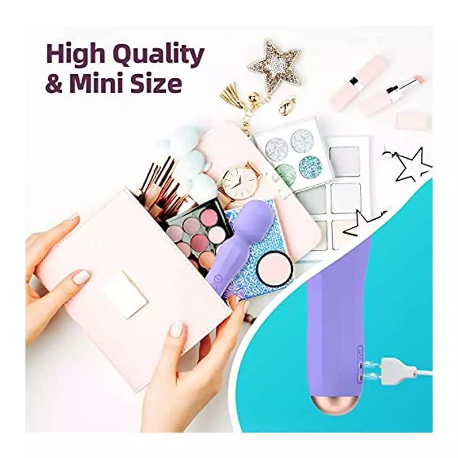 Massage Wand Vibrator - Women Sex Toys, G-Spot Clitoral Stimulator,10 Vibration Patterns, Quiet & Waterproof, Rechargeable Femal