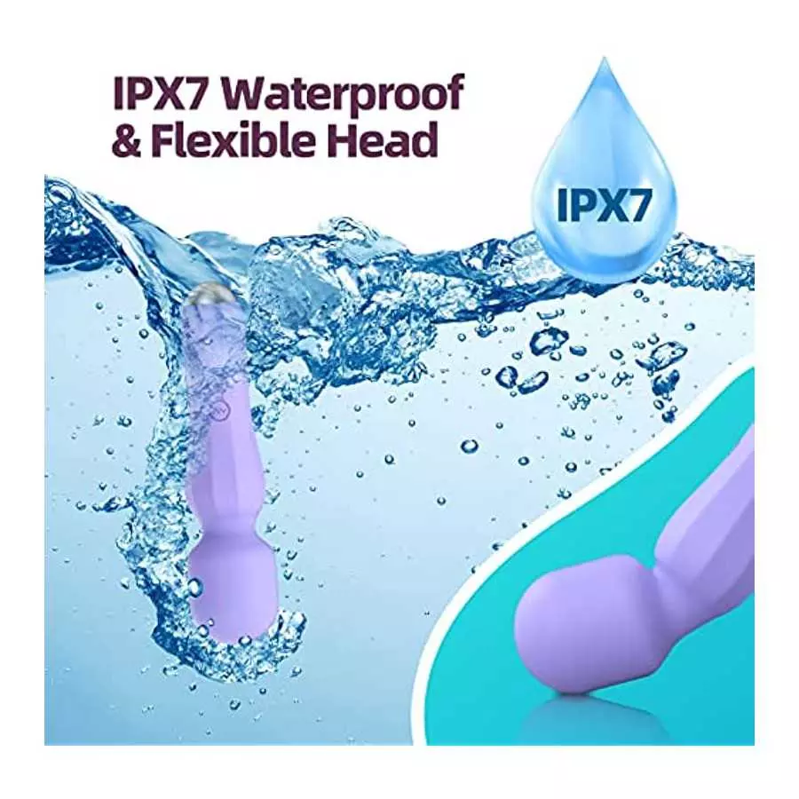 Massage Wand Vibrator - Women Sex Toys, G-Spot Clitoral Stimulator,10 Vibration Patterns, Quiet & Waterproof, Rechargeable Femal