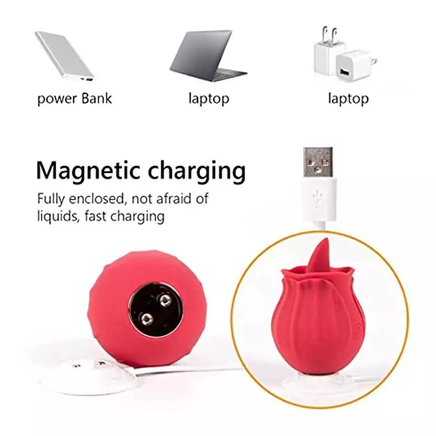 Dual Head Sex Tongue for Licking and Sucking, Rose Toy for Women, Clitorals Stimulator, Electric Women Relaxing Toy, Woman Sucti