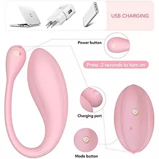 AL'OFA Remote G Spot Vibrator, Rechargeable Clitorals Stimulator with 10 Intense Vibrations for Women Vibrator, Waterproof Clito AL'OFA Remote G Spot Vibrator, Rechargeable Clitorals Stimulator with 10 Intense Vibrations for Women Vibrator, Waterproof Clito