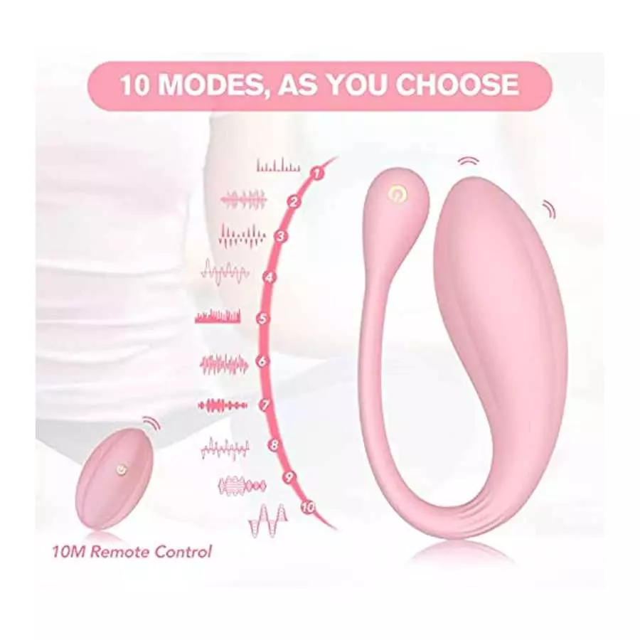 AL'OFA Remote G Spot Vibrator, Rechargeable Clitorals Stimulator with 10 Intense Vibrations for Women Vibrator, Waterproof Clito