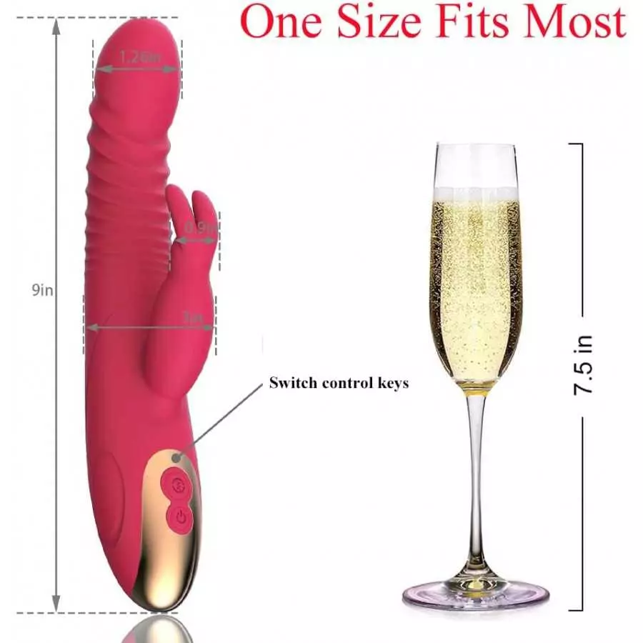 Personal Handheld Rechargeable Rabbit Vibrators for Women Vibrating Toys Pleasure Handheld Massager Electric Portable Massager 8