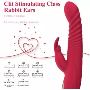 Personal Handheld Rechargeable Rabbit Vibrators for Women Vibrating Toys Pleasure Handheld Massager Electric Portable Massager 8