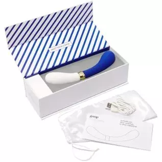 goop Ultraplush Self-Heating G-Spot Vibrator - Rechargeable & Water-Resistant with 10 Vibration Modes & Self-Heating Function - goop Ultraplush Self-Heating G-Spot Vibrator - Rechargeable & Water-Resistant with 10 Vibration Modes & Self-Heating Function -