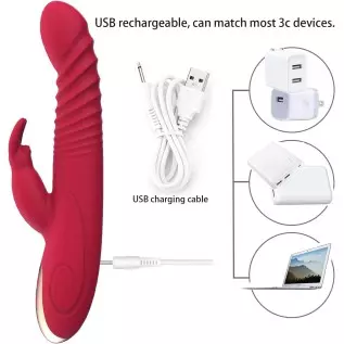 G Spot Rabbit Vibrator Dildo for Women Bunny Ears Women Vibrator for Nipple G Spot Clitoral Stimulation Rechargeable Vibrating D G Spot Rabbit Vibrator Dildo for Women Bunny Ears Women Vibrator for Nipple G Spot Clitoral Stimulation Rechargeable Vibrating D