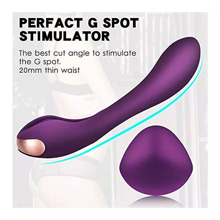 Big Head Clitoris Stimulator for Clit Rechargeable Vibrator Dildo Adult Sex Toys with Multi Vibrating Modes for Women Couples, P