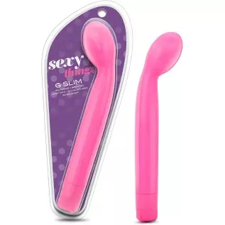 Blush Sexy Things G Slim - Powerful G Spot Stimulating Vibrator - Designed for Perfect G Spotting - IPX7 Waterproof - Adjustable