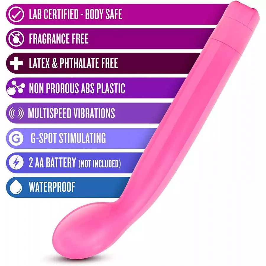 Blush Sexy Things G Slim - Powerful G Spot Stimulating Vibrator - Designed for Perfect G Spotting - IPX7 Waterproof - Adjustable