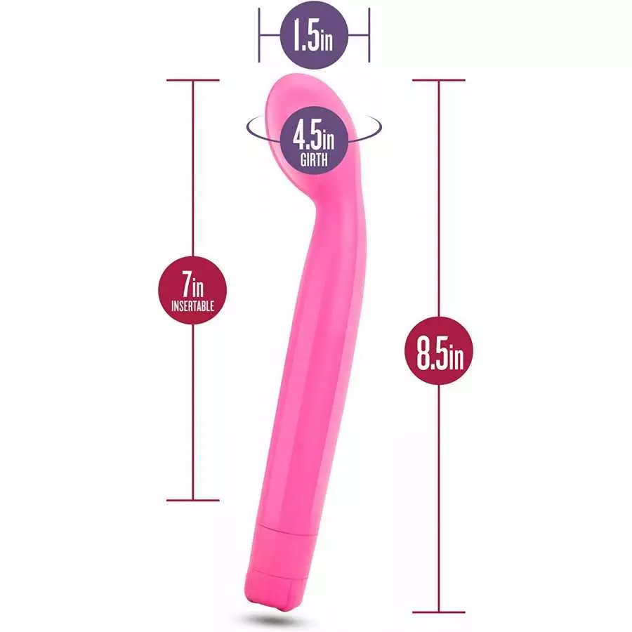Blush Sexy Things G Slim - Powerful G Spot Stimulating Vibrator - Designed for Perfect G Spotting - IPX7 Waterproof - Adjustable