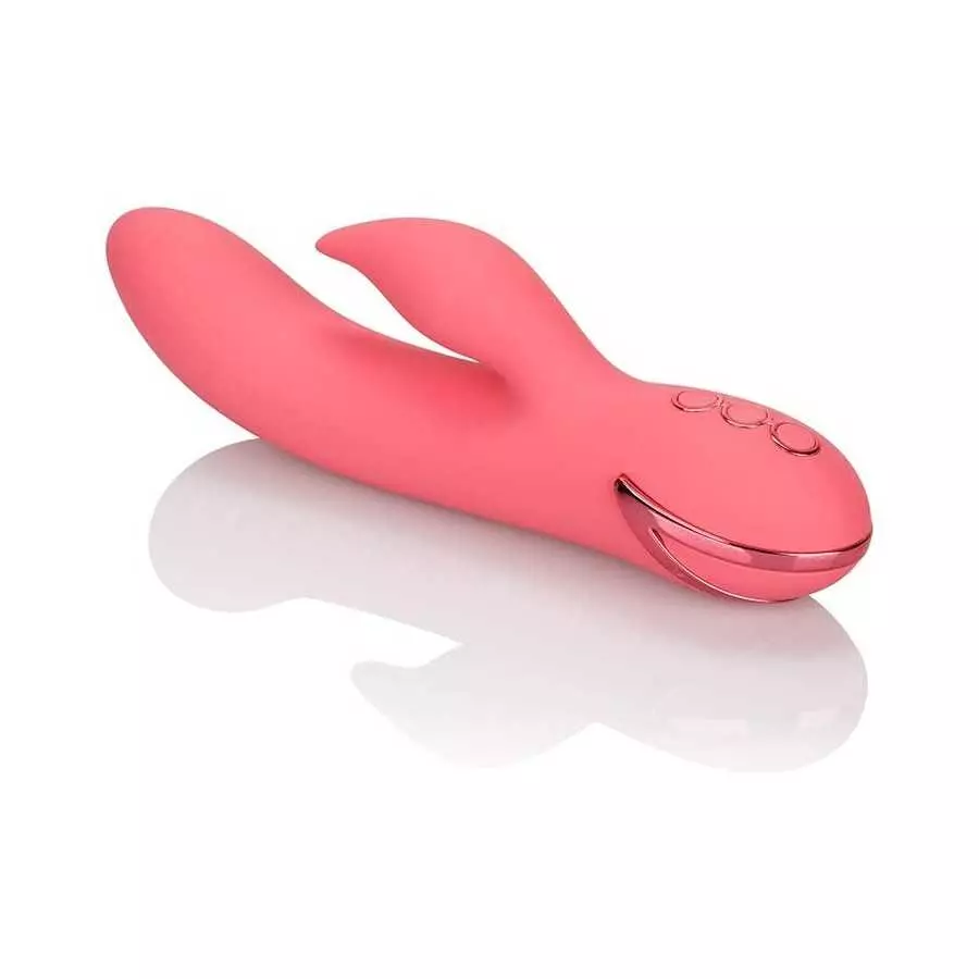CalExotics California Dreaming San Francisco Sweetheart - Silicone Rabbit Vibrator – Waterproof G Spot Sex Toys for Couples – 10