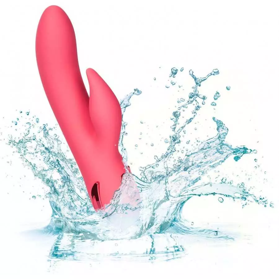 CalExotics California Dreaming San Francisco Sweetheart - Silicone Rabbit Vibrator – Waterproof G Spot Sex Toys for Couples – 10