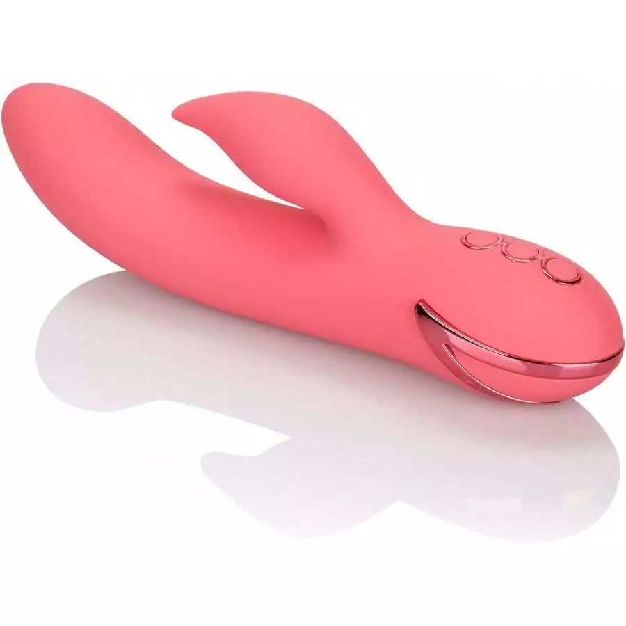 CalExotics California Dreaming San Francisco Sweetheart - Silicone Rabbit Vibrator – Waterproof G Spot Sex Toys for Couples – 10