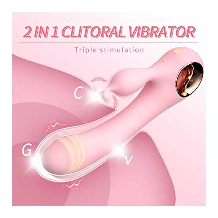 Dildo Rabbit Vibrator Adult Sex Toys for Women G Spot Vibrators with Clitoral Stimulator 10 Powerful Mode Realistic Dildo Vibrat